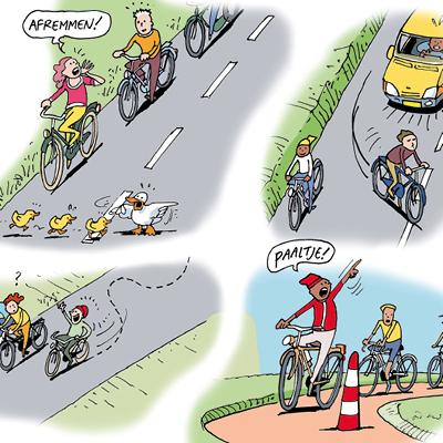 Verkeerskennis Fietsen in een groep