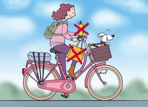 Bagage meenemen op de fiets